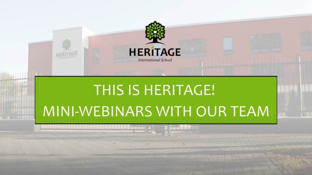 MINI-WEBINARS WITH OUR TEAM: THIS IS HERITAGE!